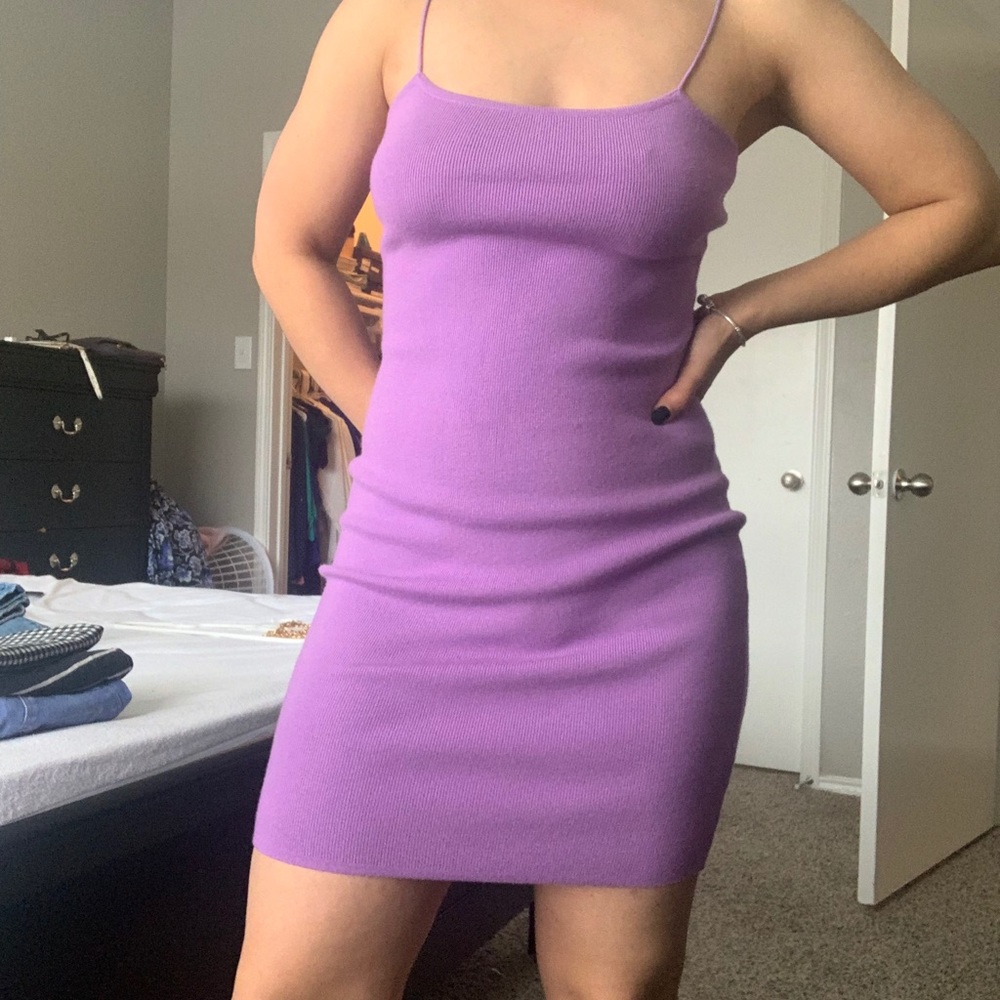 Purple Basic Dress
